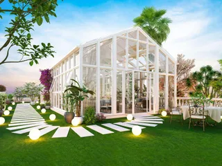 Новая элитная резиденция Aqua Flora с садами, бассейнами и детским парком приключений, Al Barsha South, Дубай, ОАЭ