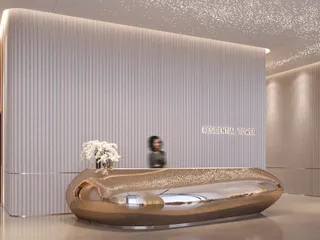 Новая высотная резиденция Sky Tower с бассейном, садом и рестораном рядом с каналом, в центральном районе Business Bay, Дубай, ОАЭ