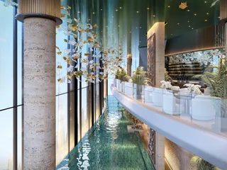 Новая высотная резиденция Sky Tower с бассейном, садом и рестораном рядом с каналом, в центральном районе Business Bay, Дубай, ОАЭ