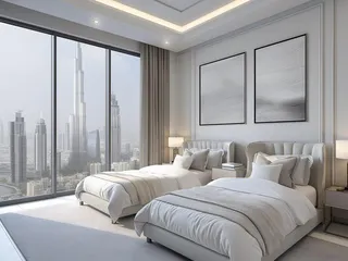 Новая высотная резиденция Sky Tower с бассейном, садом и рестораном рядом с каналом, в центральном районе Business Bay, Дубай, ОАЭ