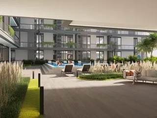 Новая резиденция Olivia с бассейном, кинотеатром и детской площадкой, Green Community Village, Дубай, ОАЭ