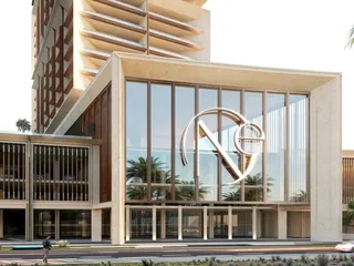 Новая высотная резиденция One by Binghatti с бассейнами и теннисным кортом в центральном районе Business Bay, Дубай, ОАЭ