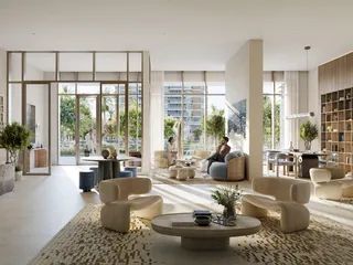 Новая резиденция Altus с бассейнами рядом с набережной и станцией метро, Dubai Creek Harbour, Дубай, ОАЭ