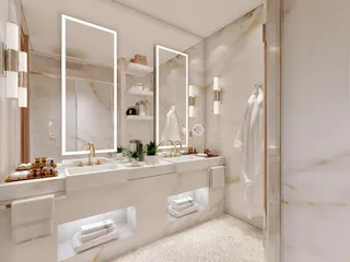 Новый жилой комплекс у воды The Pier Residences с бассейнами недалеко от Даунтаун Дубай, Dubai Maritime City, Дубай, ОАЭ