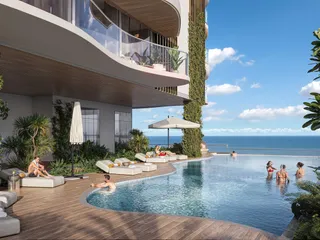 Новый жилой комплекс у воды The Pier Residences с бассейнами недалеко от Даунтаун Дубай, Dubai Maritime City, Дубай, ОАЭ