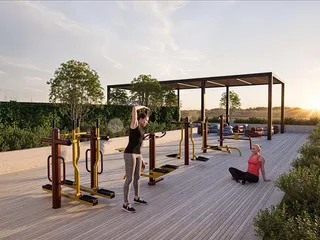 Новый комплекс апартаментов с собственными бассейнами Lazord, Majan, Дубай, ОАЭ