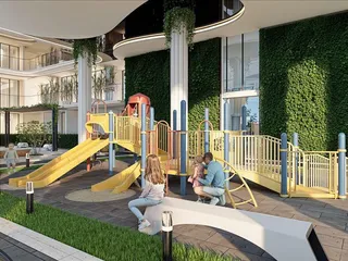 Новый комплекс апартаментов с собственными бассейнами Lazord, Majan, Дубай, ОАЭ