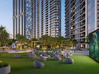 Новая резиденция Solis с бассейнами и тренажерным залом, Motor City, Дубай, ОАЭ