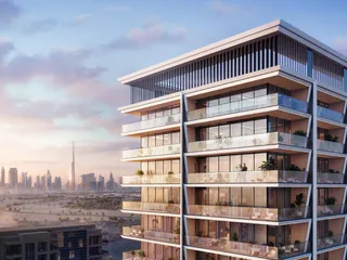 Апартаменты в новой резиденции Ivory с бассейнами и полем для мини-гольфа в районе Al Jaddaf, Дубай