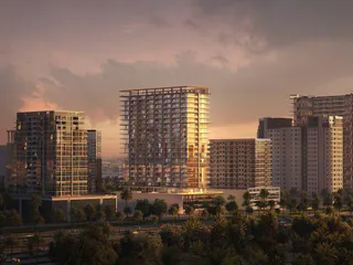 Апартаменты в новой резиденции Ivory с бассейнами и полем для мини-гольфа в районе Al Jaddaf, Дубай