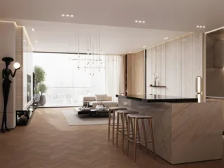 Апартаменты в новой резиденции Ivory с бассейнами и полем для мини-гольфа в районе Al Jaddaf, Дубай