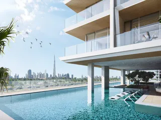 Апартаменты в новой резиденции Ivory с бассейнами и полем для мини-гольфа в районе Al Jaddaf, Дубай