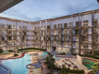 Апартаменты в новой резиденции One Beverly с бассейнами и полем для мини-гольфа в районе с развитой инфраструктурой Arjan-Dubailand, Дубай