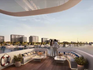 Квартиры в новом жилом комплексе Pier Point 1&2 с бассейном и зелёными зонами на первой линии у моря в районе Port Rashid, Дубай