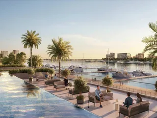 Квартиры в новом жилом комплексе Pier Point 1&2 с бассейном и зелёными зонами на первой линии у моря в районе Port Rashid, Дубай