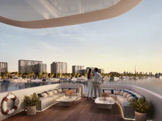 Новый жилой комплекс Porto View на берегу моря с бассейном, Port Rashid, Дубай, ОАЭ