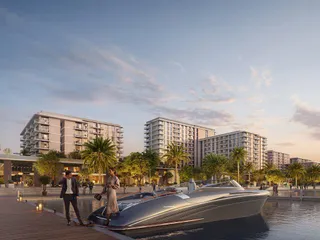 Новый жилой комплекс Porto View на берегу моря с бассейном, Port Rashid, Дубай, ОАЭ