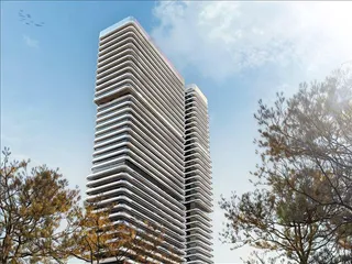 Апартаменты в резиденции Hill Views с бассейном и теннисным кортом рядом с Dubai Hills Mall, район Dubai Science Park/Al Barsha South, Дубай