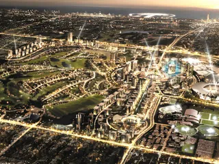 Новая резиденция The Community Sports Arena с бассейном и зоной отдыха, Dubai Sports City, Дубай, ОАЭ