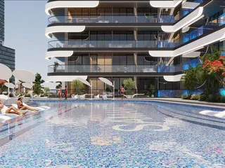 Новый комплекс апартаментов с собственными бассейнами Samana Resorts рядом с Downtown Dubai и Dubai Marina, IMPZ (Production City), Дубай