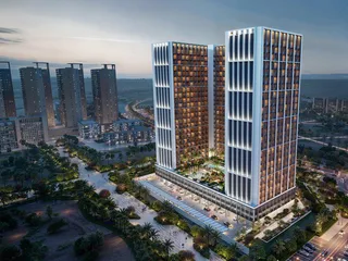 Новая резиденция Binghatti Elite с бассейном и тренажерным залом рядом с торговыми центрами, Dubai Production City, Дубай, ОАЭ