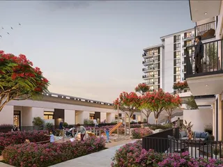 Новая резиденция Lexington с бассейном и спортивными площадками, Townsquare, Дубай, ОАЭ