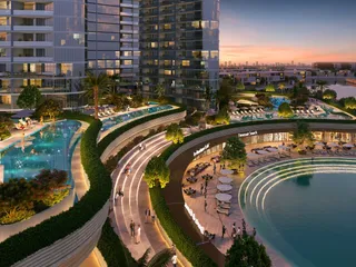 Новая резиденция Skyvue Volair с бассейном и спа рядом с Downtown Dubai и международным аэропортом, Sobha Hartland II, Дубай, ОАЭ