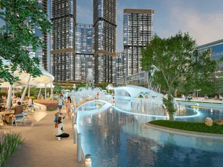 Новая резиденция Skyvue Volair с бассейном и спа рядом с Downtown Dubai и международным аэропортом, Sobha Hartland II, Дубай, ОАЭ