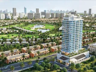 Новый комплекс меблированных апартаментов Vega с бассейнами и террасами, Dubai Sports City, Дубай, ОАЭ