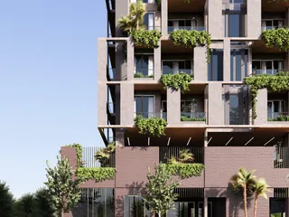 Новая резиденция Amazonia с бассейном и коворкингом, Al Jaddaf, Дубай, ОАЭ