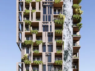 Новый комплекс меблированных апартаментов и пентхаусов Amazonia с бассейном и коворкингом, Al Jaddaf, Дубай, ОАЭ