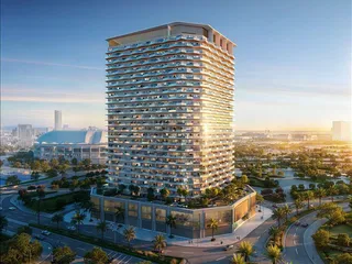 Новая резиденция Binghatti Haven с бассейном, спа и мини-гольфом, Dubai Sports City, Дубай, ОАЭ