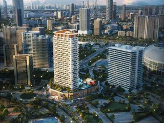 Новая резиденция Binghatti Haven с бассейном, спа и мини-гольфом, Dubai Sports City, Дубай, ОАЭ