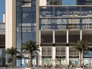 Новая резиденция Avenue Park Towers с бассейнами и парком рядом со станцией метро и международным аэропортом, Wasl 1, Дубай, ОАЭ