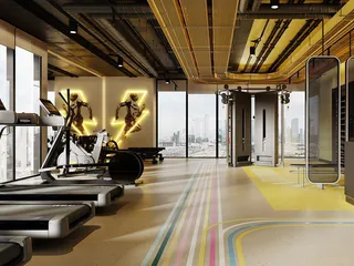 Новая резиденция Avenue Park Towers с бассейнами и парком рядом со станцией метро и международным аэропортом, Wasl 1, Дубай, ОАЭ