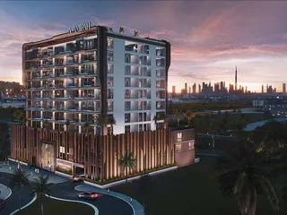 Новый жилой комплекс Bonds Avenue Residences с бассейнами, мини-гольфом и садами, Dubai Islands, Дубай, ОАЭ