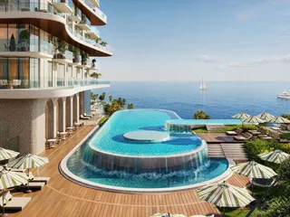 Двухуровневые апартаменты в новой резиденции Sensia с панорамными видами, бассейнами и коворкингами, Port Rashid, Дубай, ОАЭ