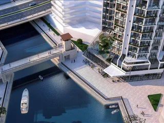 Новая резиденция Jaddaf Waterfront Lumiere Heights с бассейном, садами и панорамным видом рядом со станцией метро, Al Jadaf Waterfront, Дубай