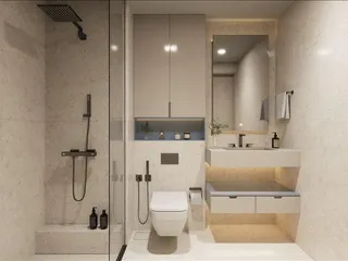 Новая резиденция Jaddaf Waterfront Lumiere Heights с бассейном, садами и панорамным видом рядом со станцией метро, Al Jadaf Waterfront, Дубай