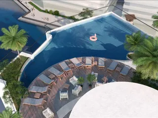 Новая резиденция Jaddaf Waterfront Lumiere Heights с бассейном, садами и панорамным видом рядом со станцией метро, Al Jadaf Waterfront, Дубай