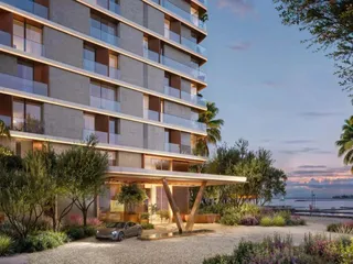 Двухуровневые апартаменты в новой резиденции Mural с бассейном, спа-комплексом и собственным пляжем, Dubai Maritime City, Дубай, ОАЭ