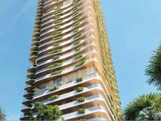 Двухуровневые апартаменты в новой резиденции Mural с бассейном, спа-комплексом и собственным пляжем, Dubai Maritime City, Дубай, ОАЭ