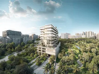 Новый комплекс меблированных апартаментов Beach Walk 4 с бассейном, панорамными видами и выходом на пляж, Dubai Islands, Дубай, ОАЭ