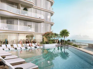 Новый комплекс меблированных апартаментов Beach Walk 4 с бассейном, панорамными видами и выходом на пляж, Dubai Islands, Дубай, ОАЭ