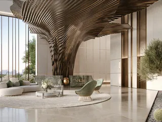 Роскошный пентхаус с садом и бассейном в новой резиденции Shoaq с прямым выходом на пляж, Dubai Islands, Дубай, ОАЭ