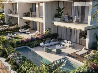 Роскошный пентхаус с садом и бассейном в новой резиденции Shoaq с прямым выходом на пляж, Dubai Islands, Дубай, ОАЭ