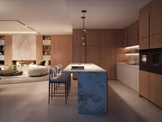 Роскошный пентхаус с садом и бассейном в новой резиденции Shoaq с прямым выходом на пляж, Dubai Islands, Дубай, ОАЭ