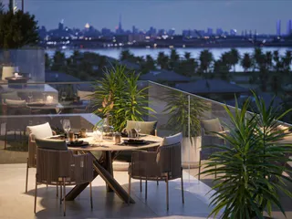 Роскошный пентхаус с садом и бассейном в новой резиденции Shoaq с прямым выходом на пляж, Dubai Islands, Дубай, ОАЭ