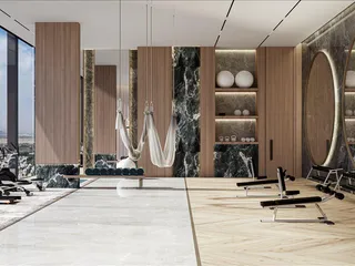 Новый комплекс апартаментов с собственными бассейнами Barari Heights со спа-зонами и детскими площадками рядом со школой, Majan, Дубай, ОАЭ