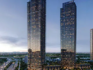 Таунхаусы с террасами на крыше в новой резиденции Altan с инфинити-бассейном, в престижном районе Green Gate District, Дубай, ОАЭ